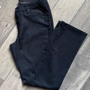 APT. 9 Straight Leg Modern Fit Pants Size 10 Black with Bling